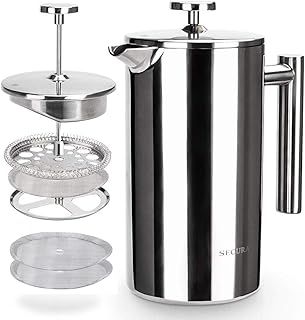 1. Secura French Press Coffee Maker